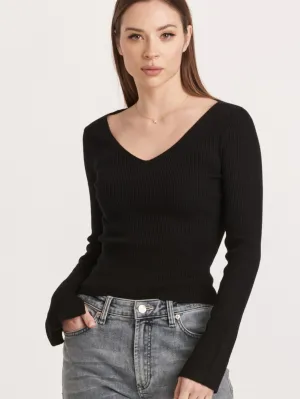 Another Love: Odette Top in Black