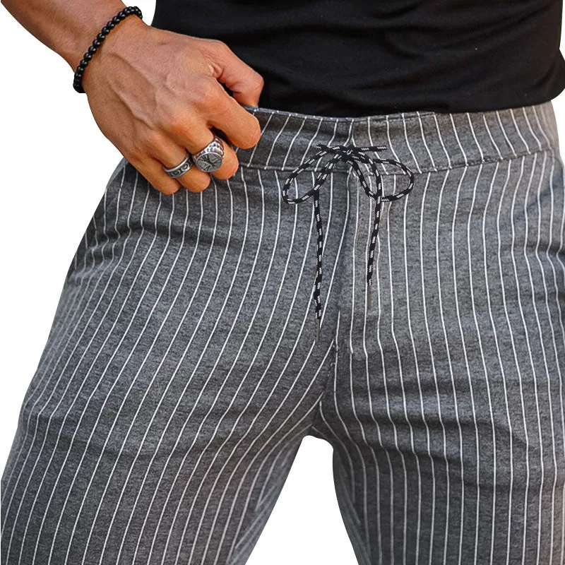 Aule Slim Stripe Casual Pants