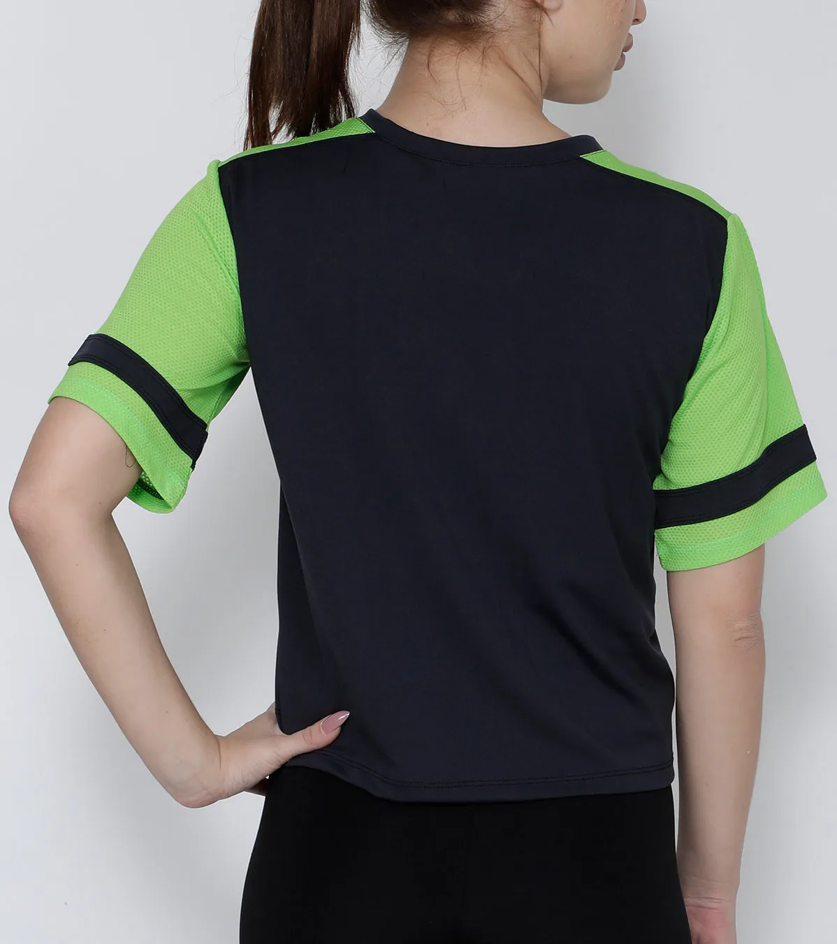 Black Lemon Optimist Crop Top