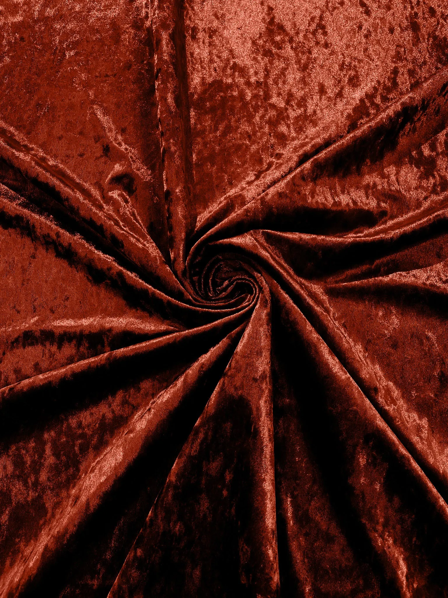 Burnt Orange Crushed Velvet Fabric/58 Inches Wide/Cosplays.