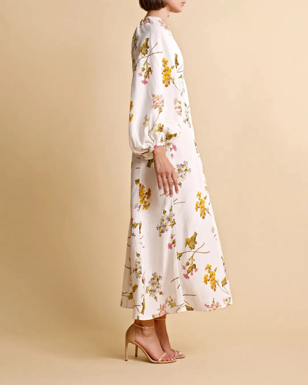 byTIMo - Linen Relaxed Maxi Dress BOTANICAL