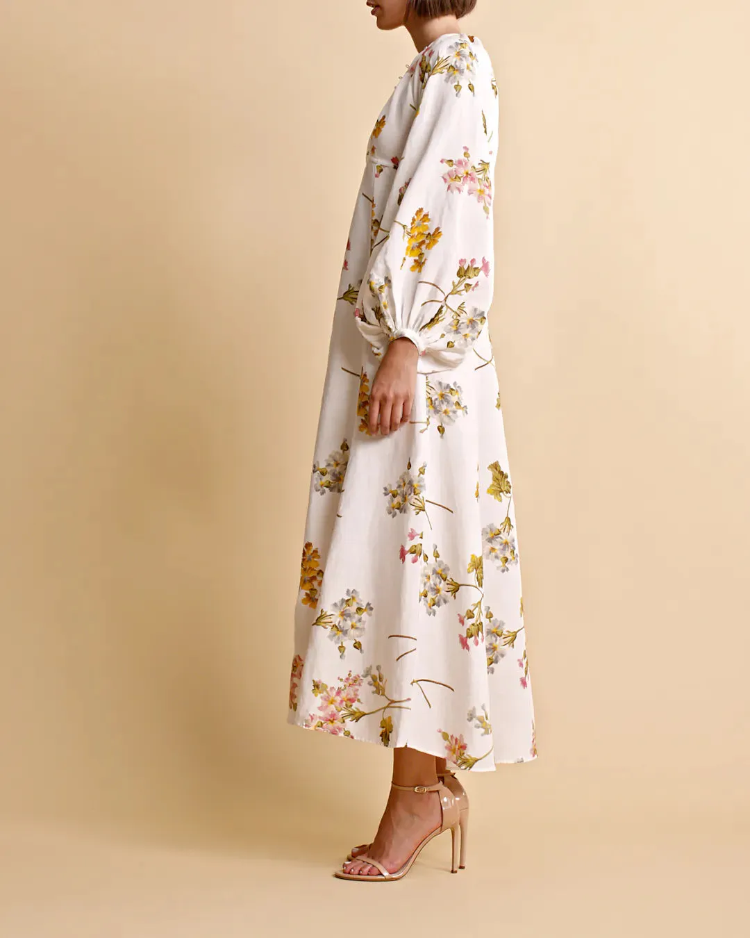 byTIMo - Linen Relaxed Maxi Dress BOTANICAL