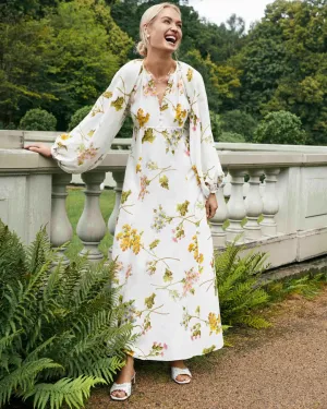 byTIMo - Linen Relaxed Maxi Dress BOTANICAL