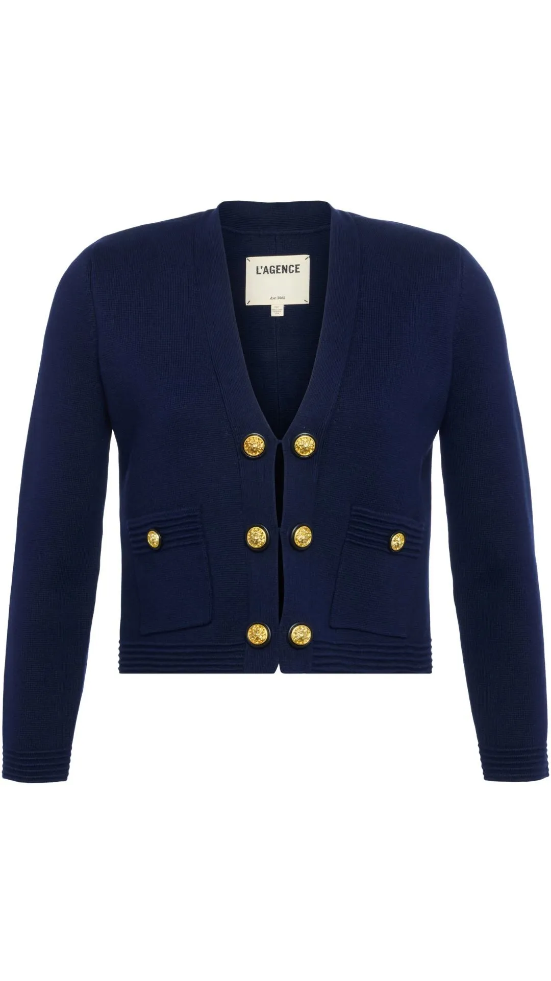 Catie V-Neck Knit Blazer