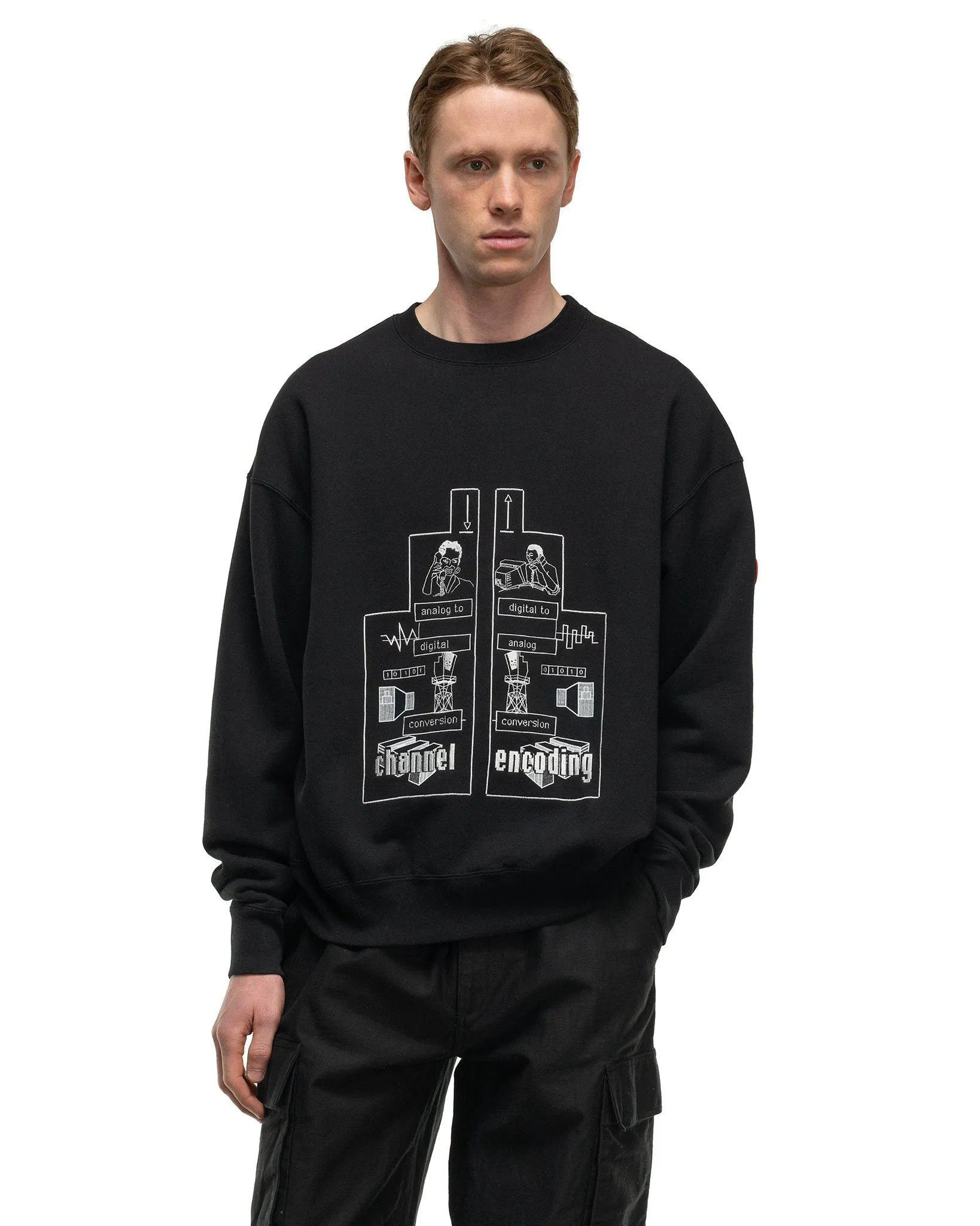 Channel Encoding Crew Neck Black