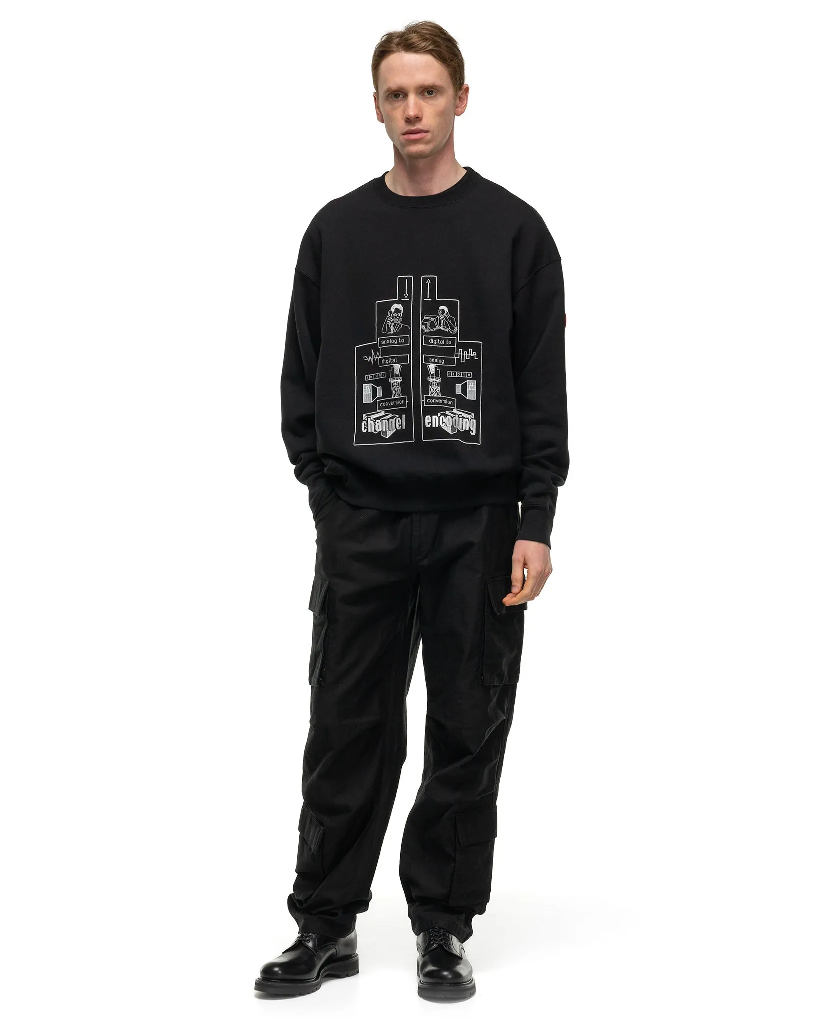 Channel Encoding Crew Neck Black