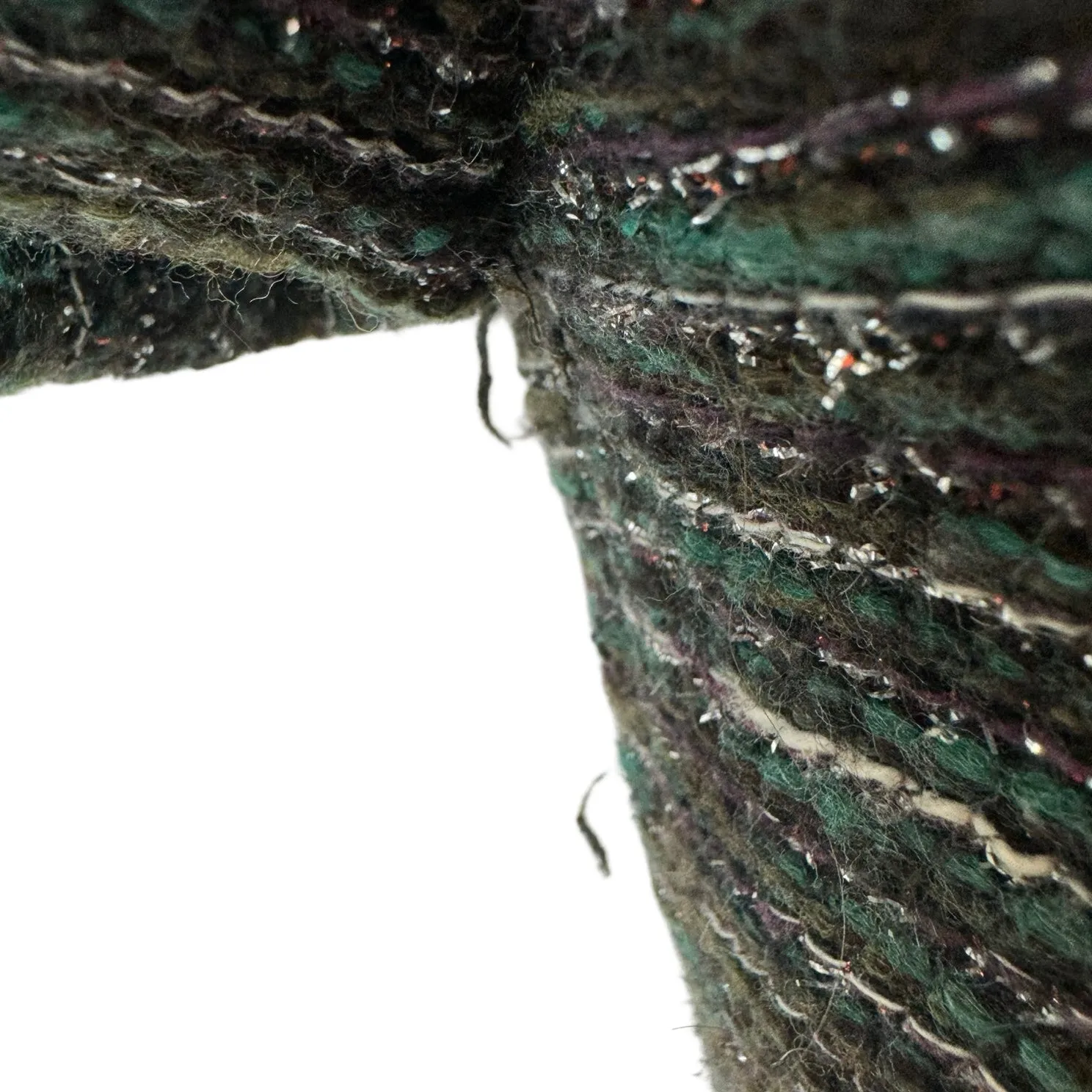 Chemins Blancs Metallic Tweed Jacket