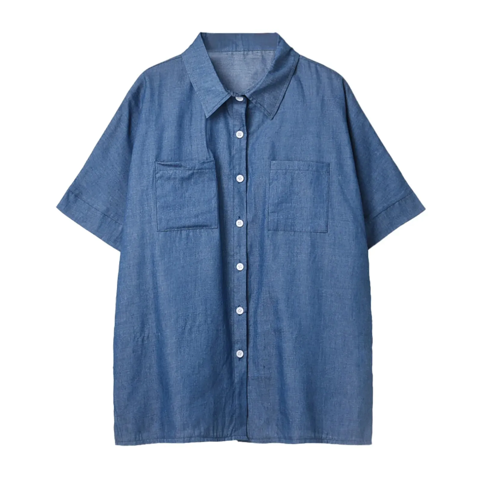 Classic Vintage Denim Blouse