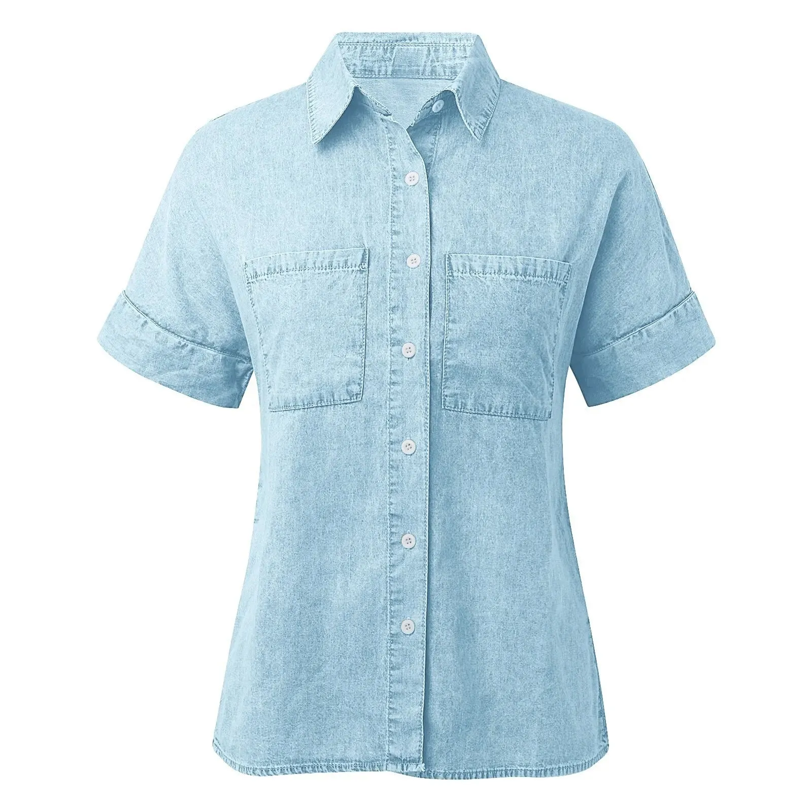 Classic Vintage Denim Blouse