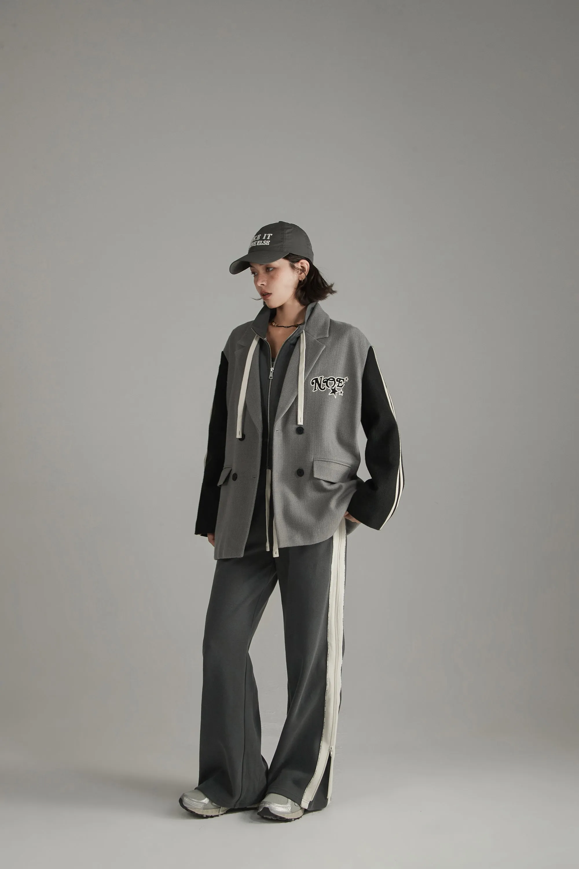 Color Matching Casual Pants