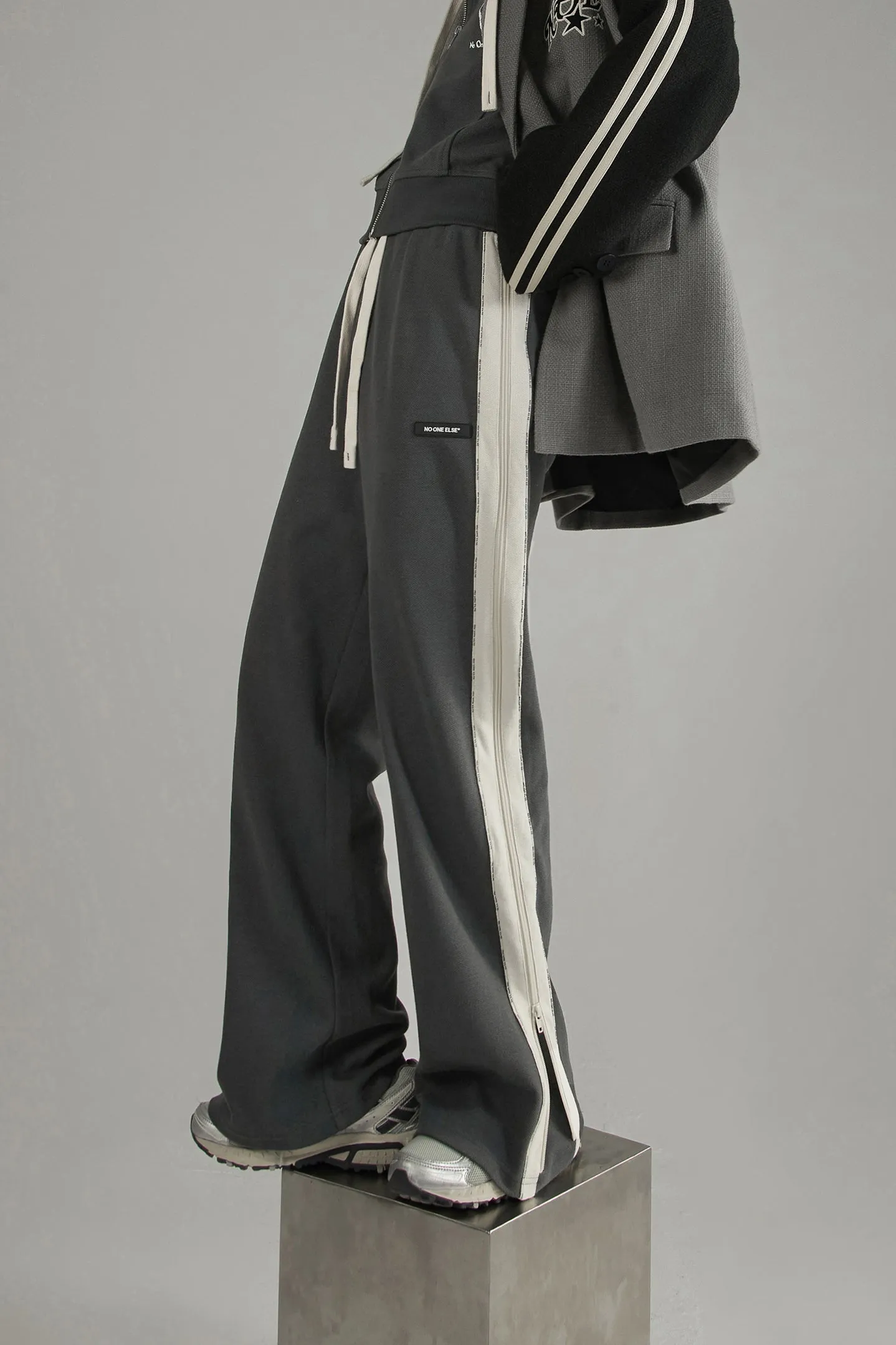 Color Matching Casual Pants