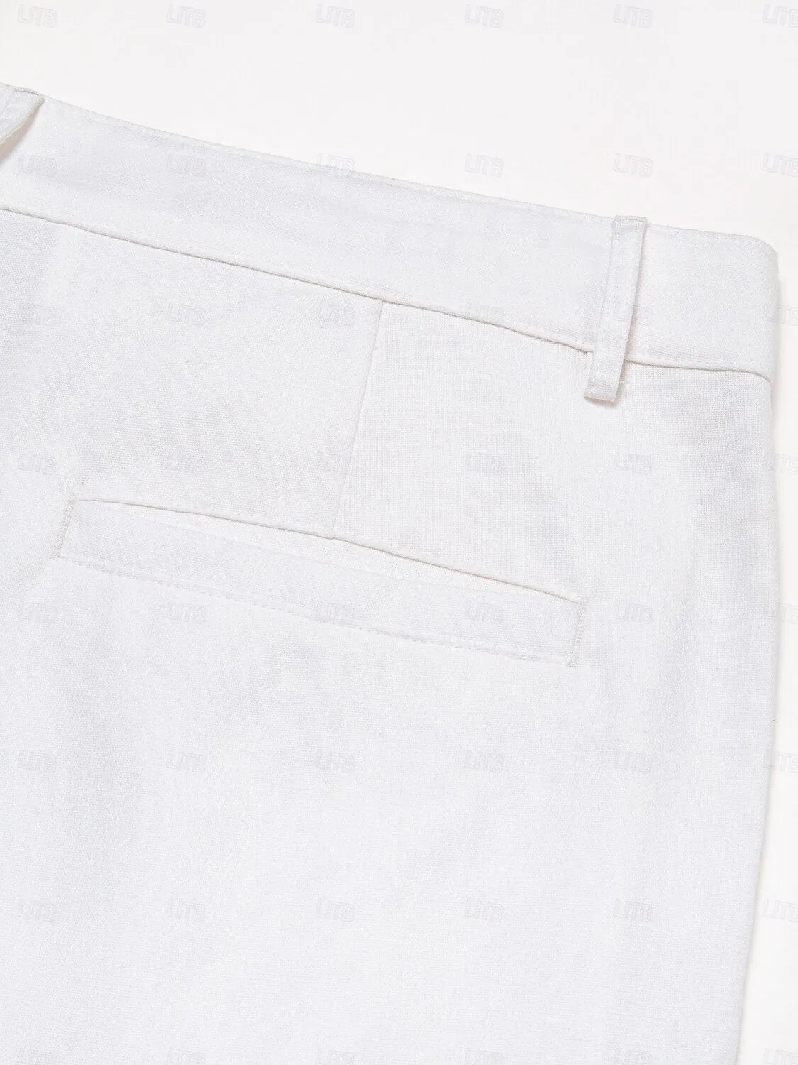 Cotton Linen Solid Color Pants
