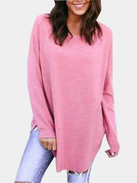 Custom Round Neck Raglan Sleeves Curved Top
