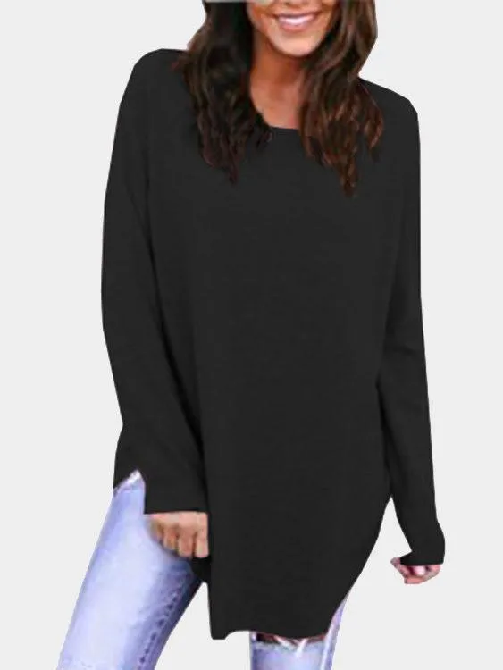 Custom Round Neck Raglan Sleeves Curved Top