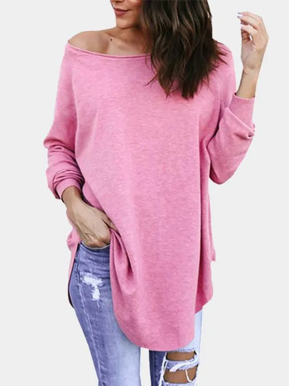 Custom Round Neck Raglan Sleeves Curved Top