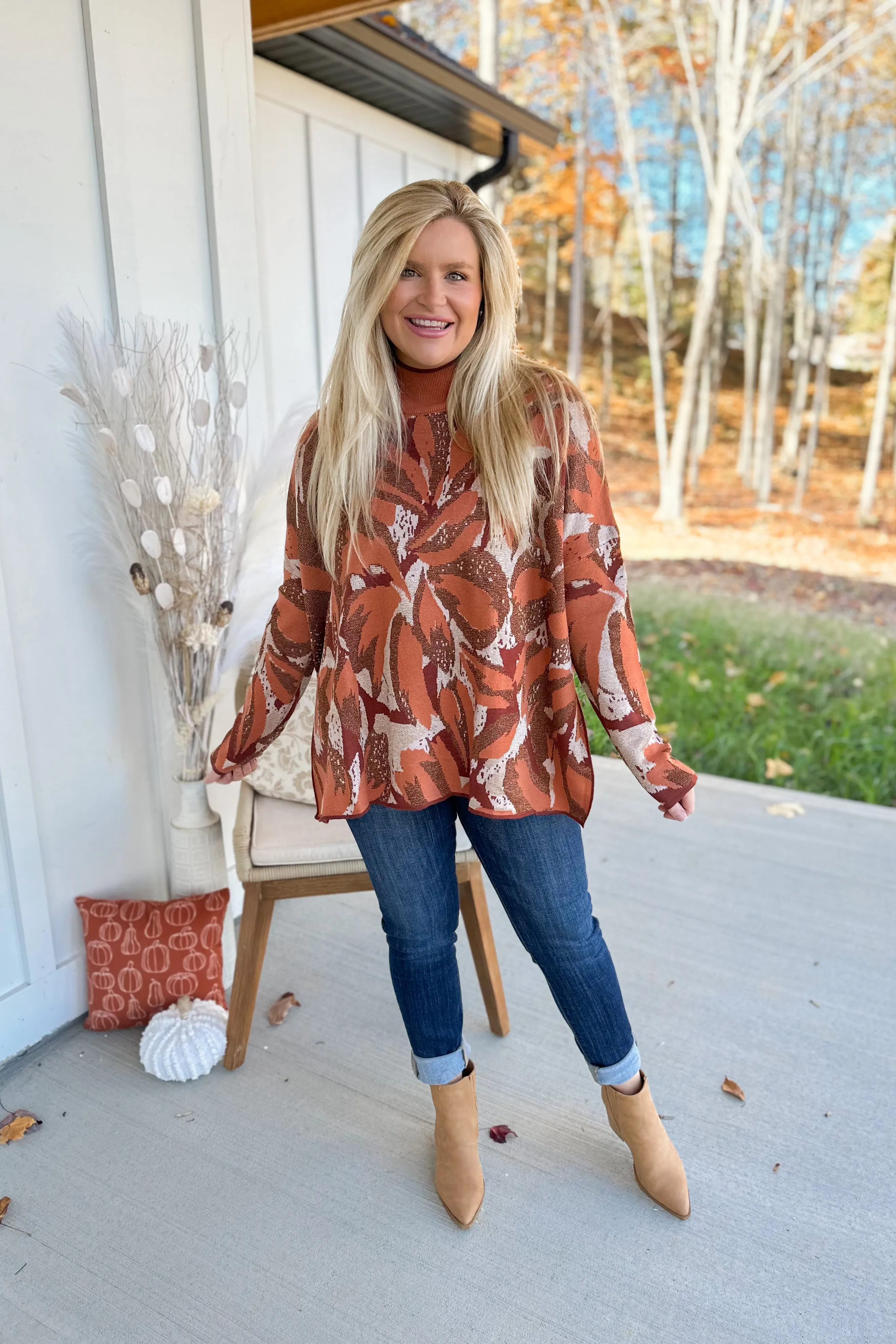 Dori Long Sleeve Mock Neck Sweater *FINAL SALE*