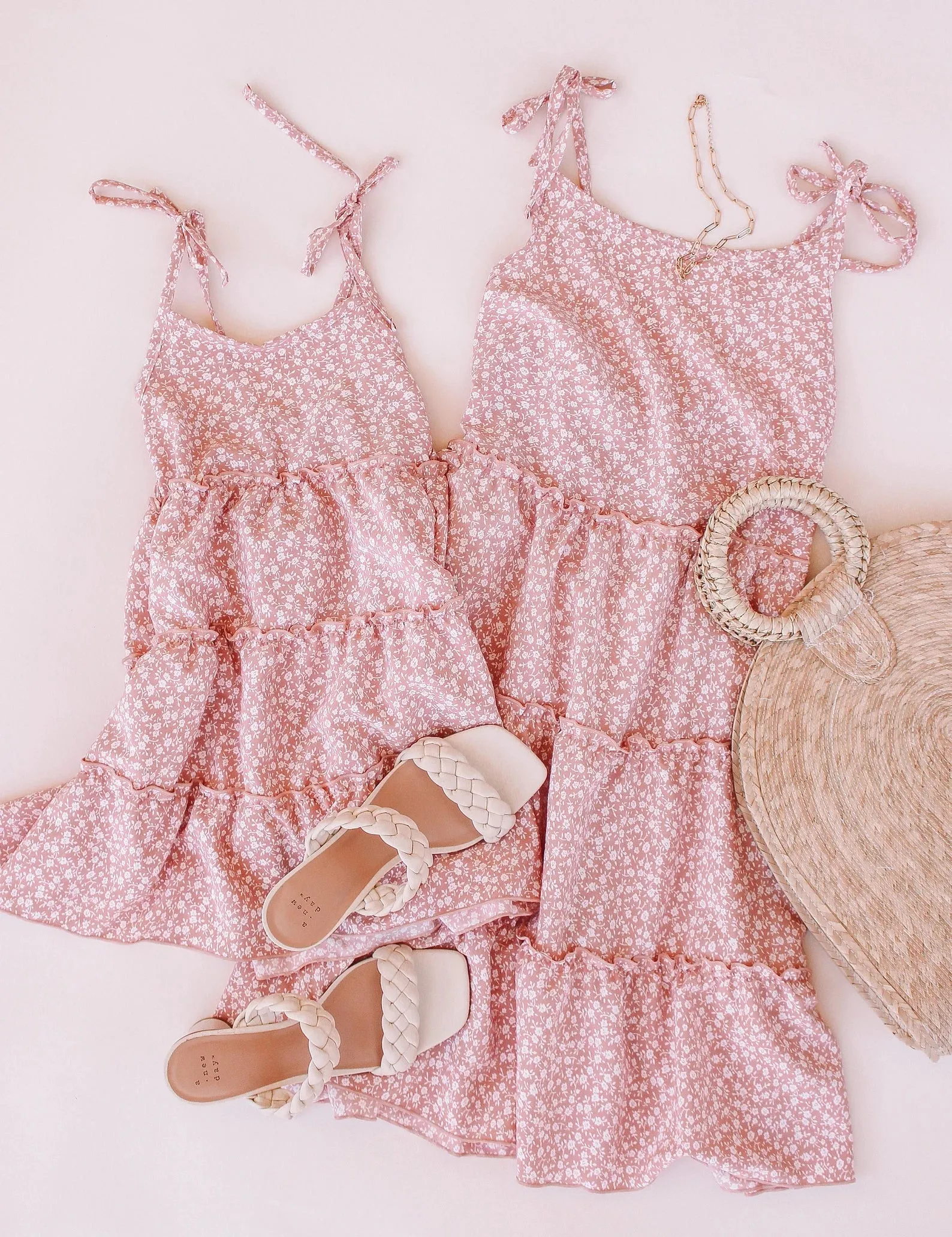 Dusty Pink Darling Mommy and Me Matching Dresses