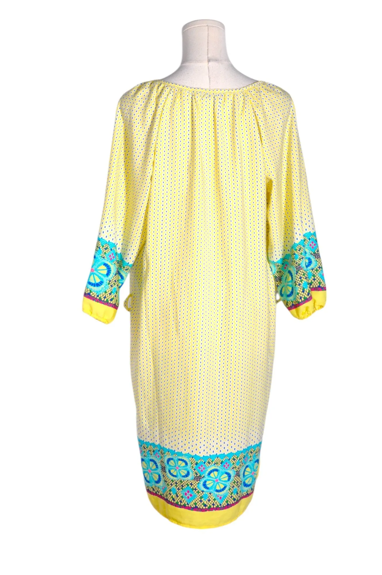 EMA BLUE'S Women Shift Dresses Regular fit in Yellow - M