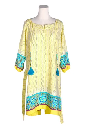 EMA BLUE'S Women Shift Dresses Regular fit in Yellow - M