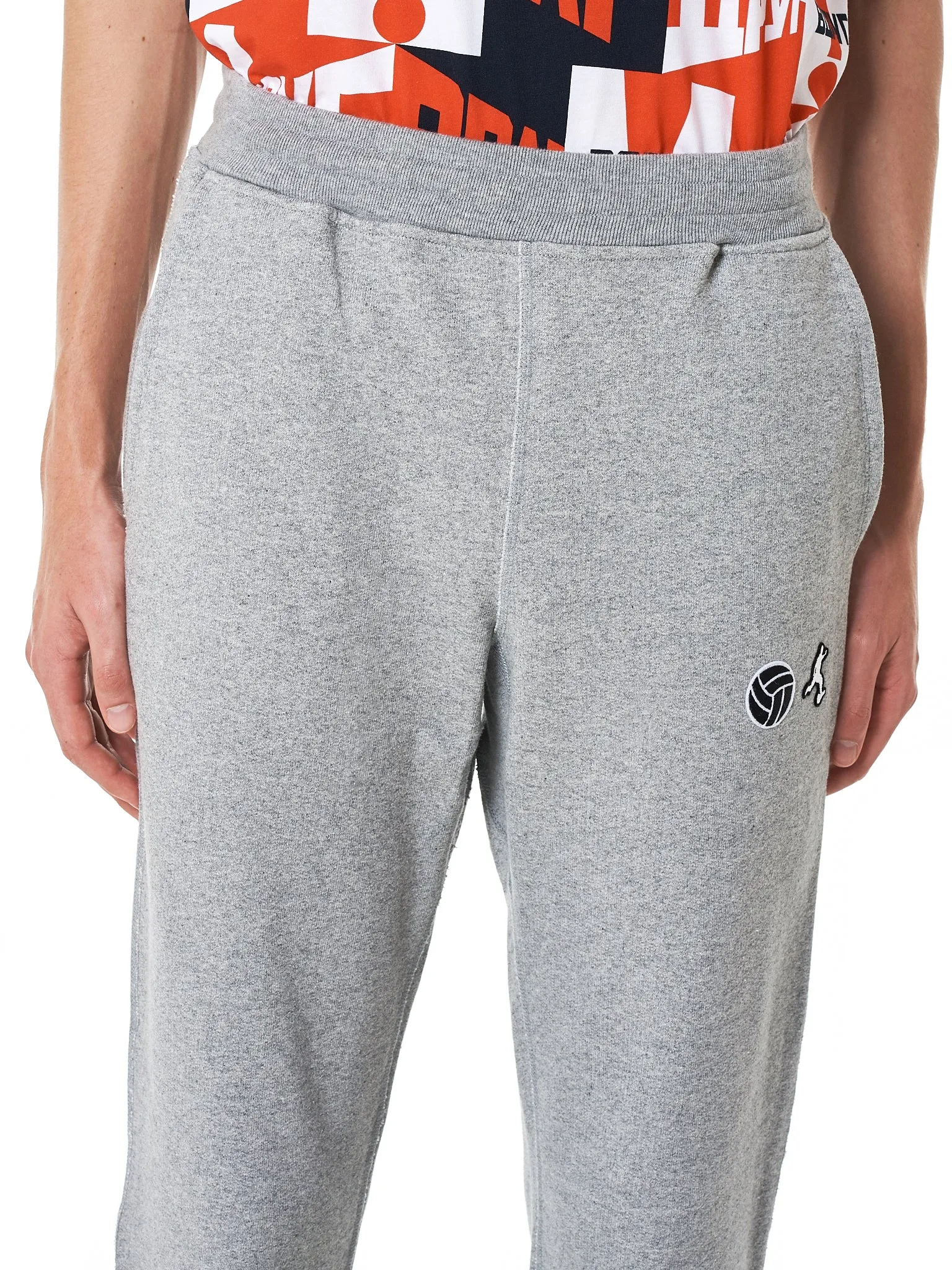 Embroidered Patch Jogger (G013P202-GREY)