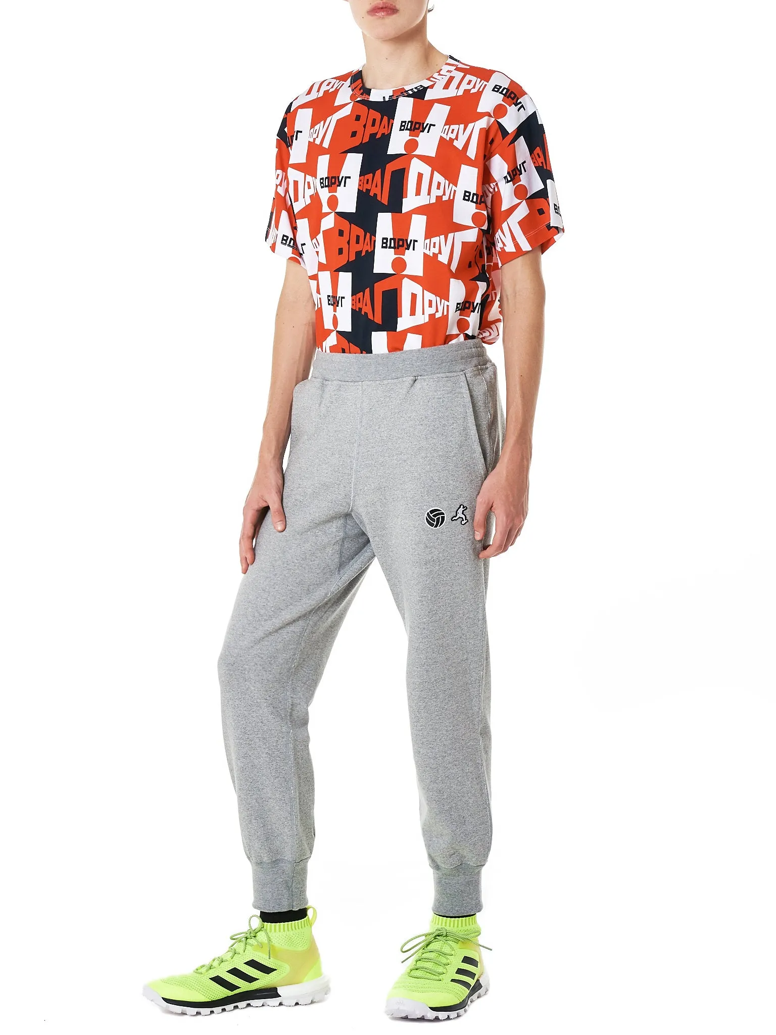 Embroidered Patch Jogger (G013P202-GREY)