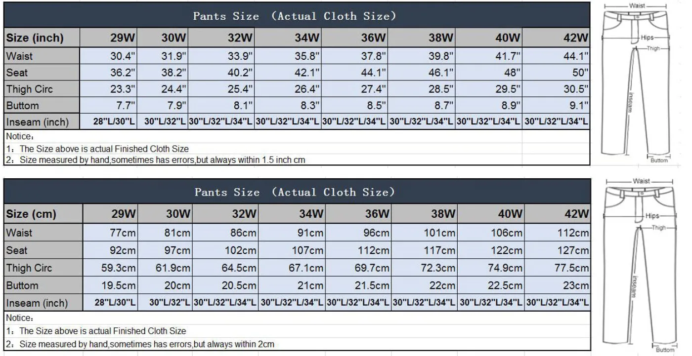 Fashion Men's Suit Pants Stripe Regular Fit Trousers