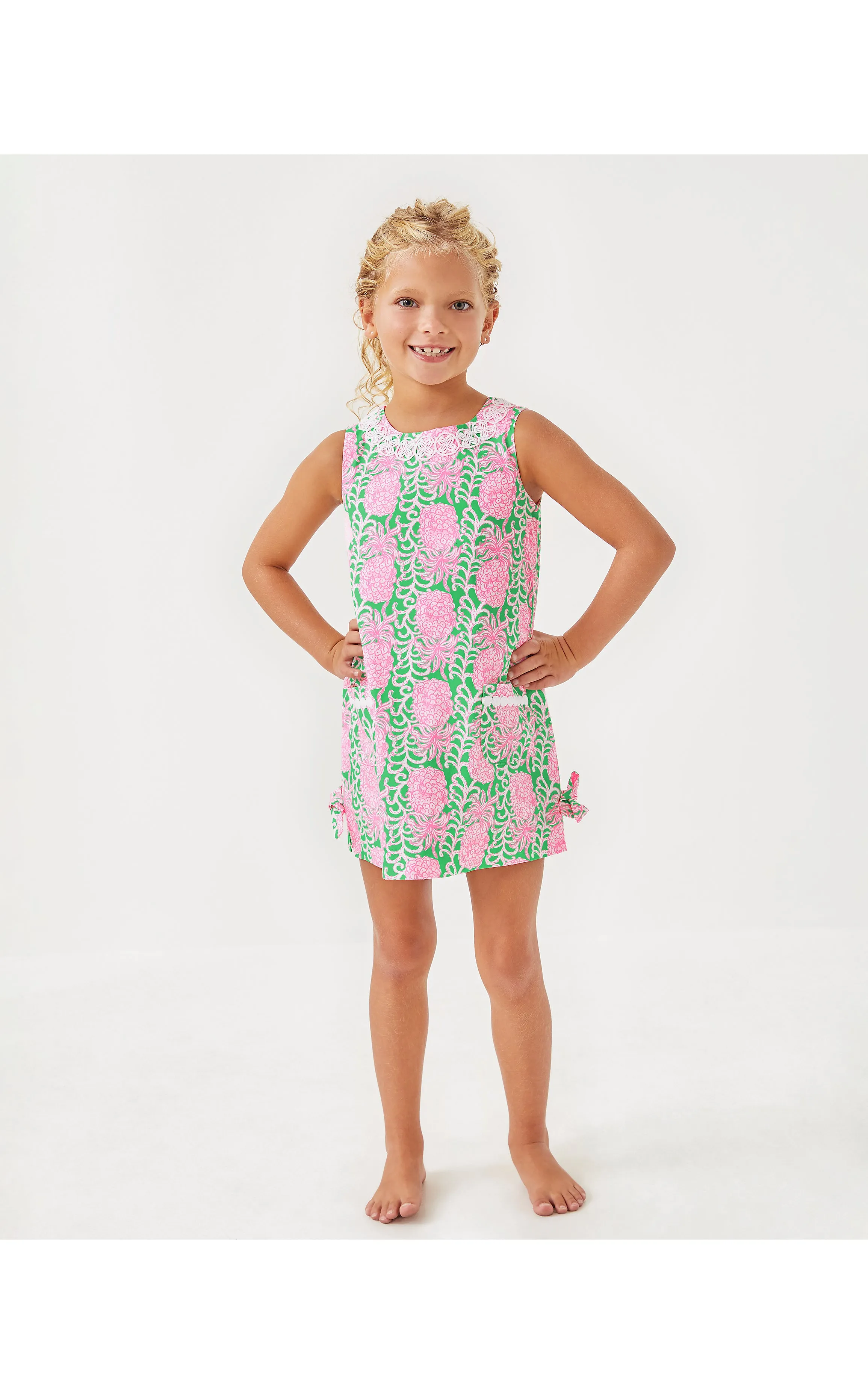 Girls Little Lilly Classic Shift Dress Party Like A Pineapple