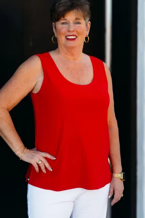 Joseph Ribkoff: LDS Camisole in Radiant Red - 251970 4209 Joseph Ribkoff: LDS Camisole in Radiant Red - 251970 4209