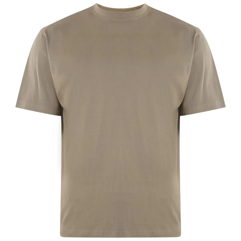 KAM Big Size Short Sleeve Plain T-Shirt For Men in Multi Options, 2XL-14XL