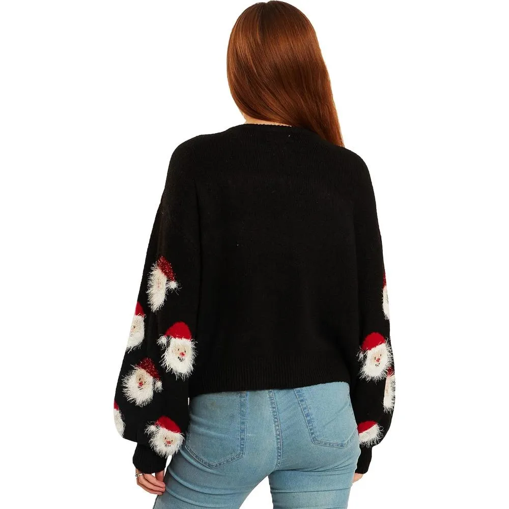 Knitted Sweater with a Christmas Holiday Theme