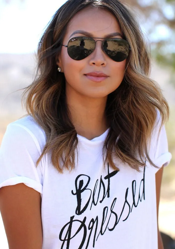 Letters Flower Print Casual Scoop Short Sleeves T-shirts