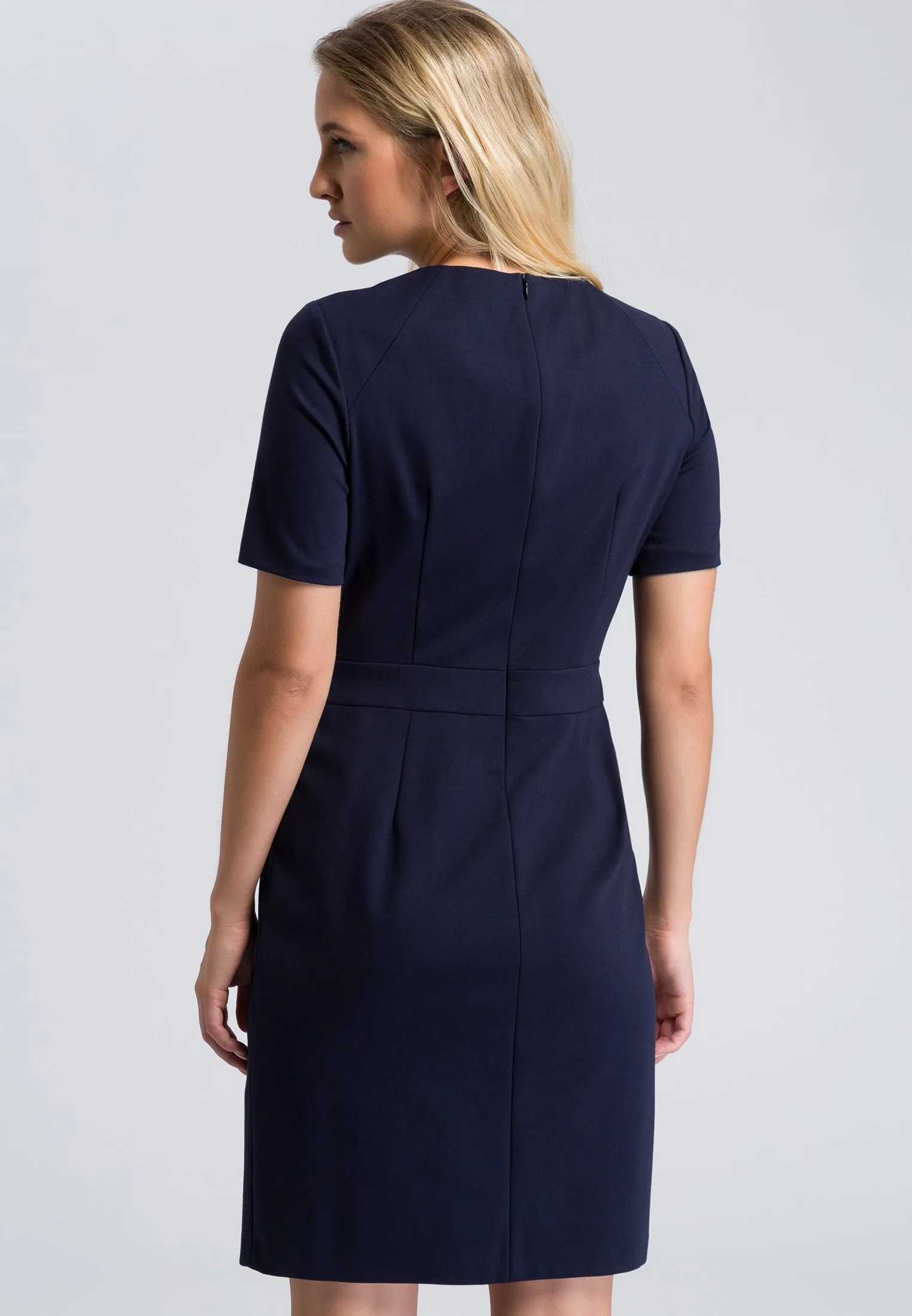 MARC AUREL - SLEEVED SHEATH DRESS