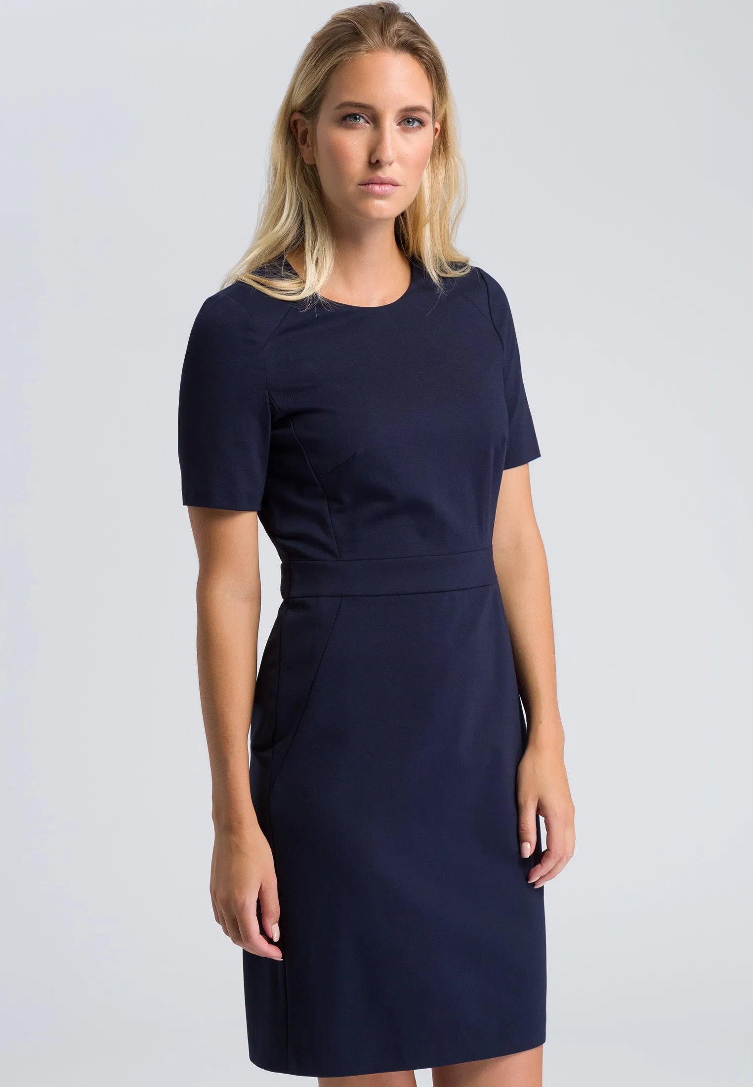 MARC AUREL - SLEEVED SHEATH DRESS