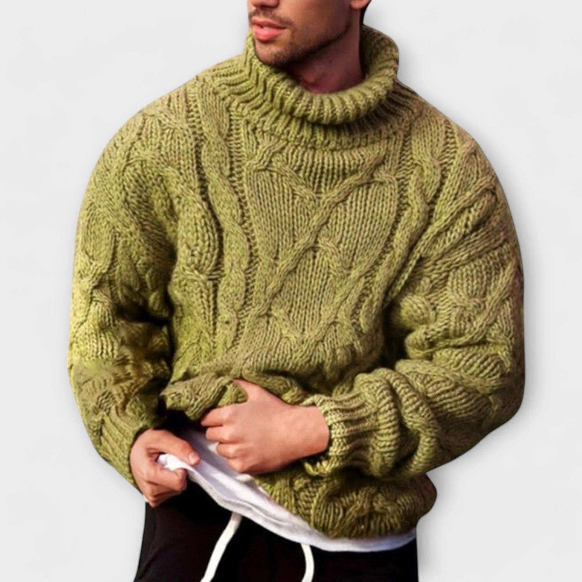 Marvin | Knitted Turtleneck Sweater