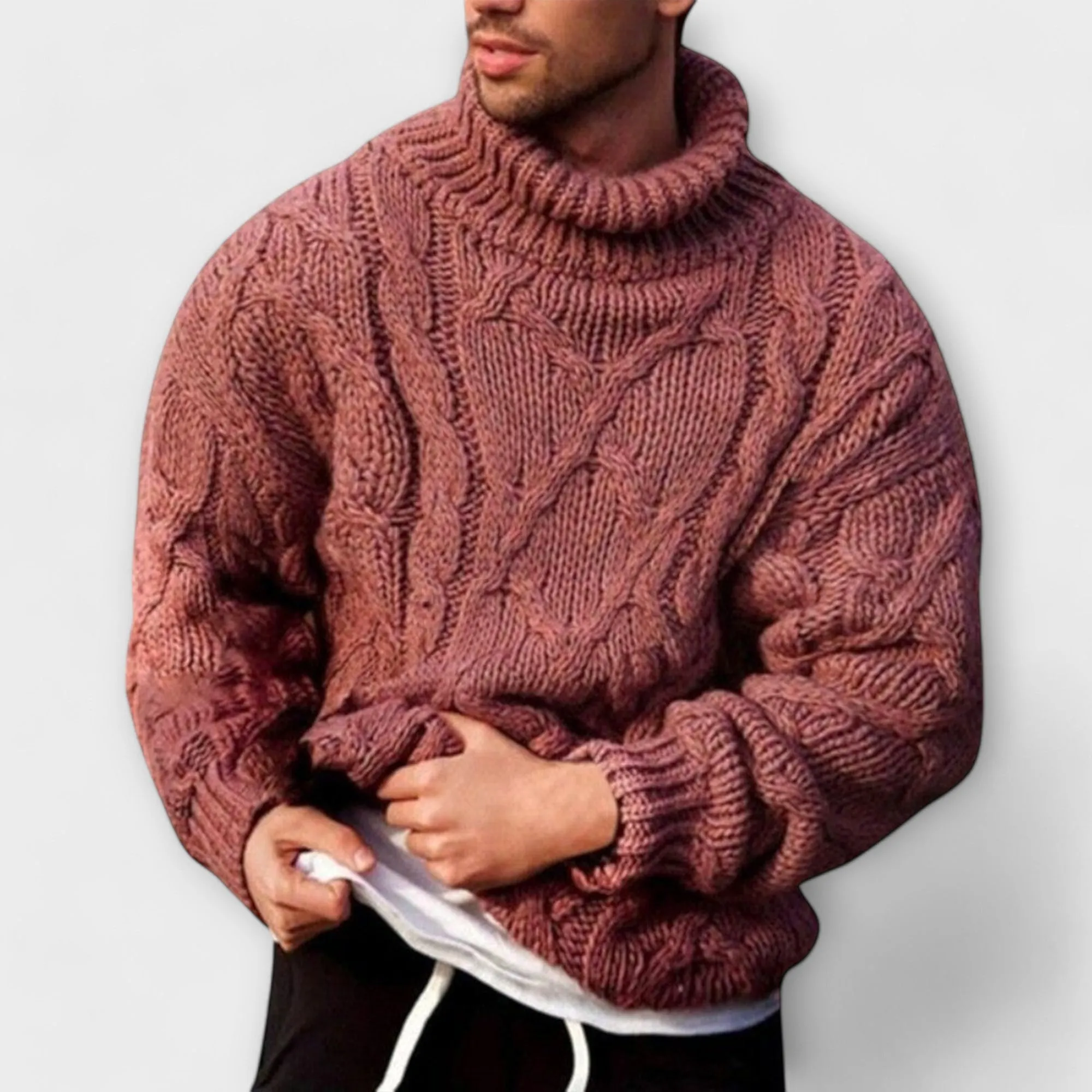 Marvin | Knitted Turtleneck Sweater