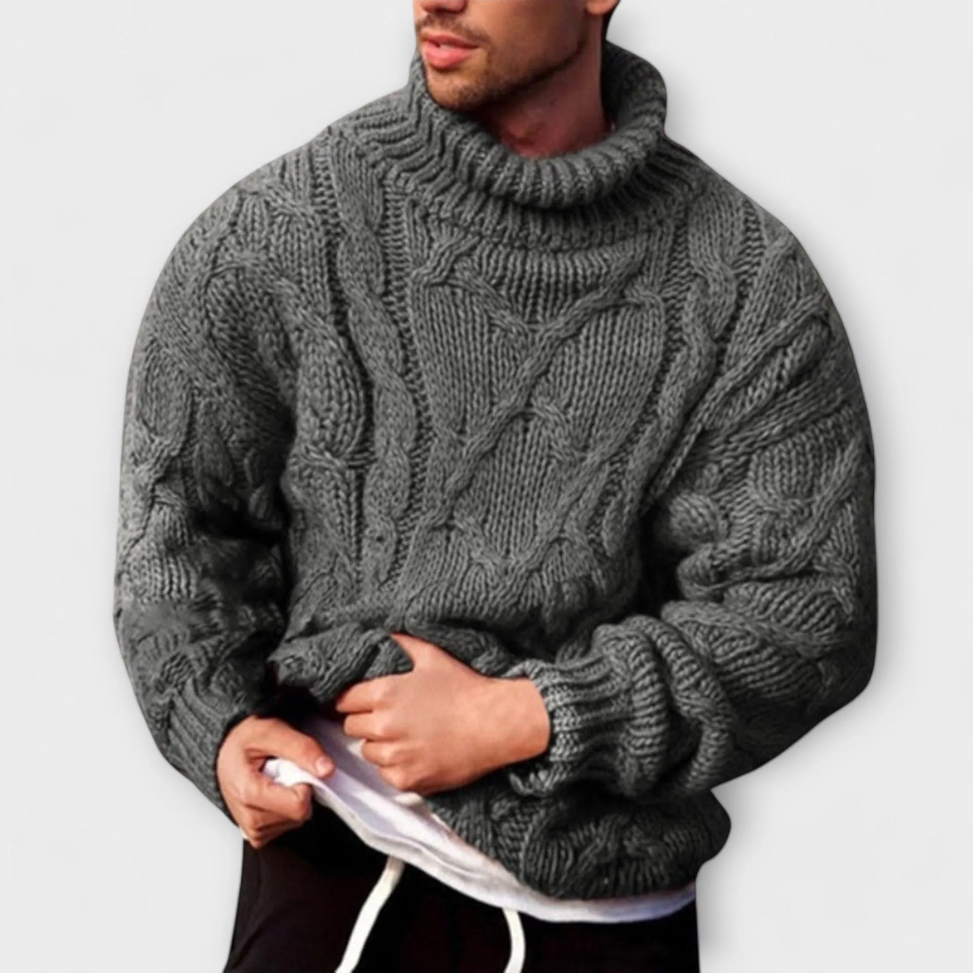 Marvin | Knitted Turtleneck Sweater
