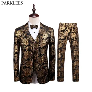 Men 3 Piece Tuxedo Suits