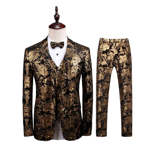 Men 3 Piece Tuxedo Suits