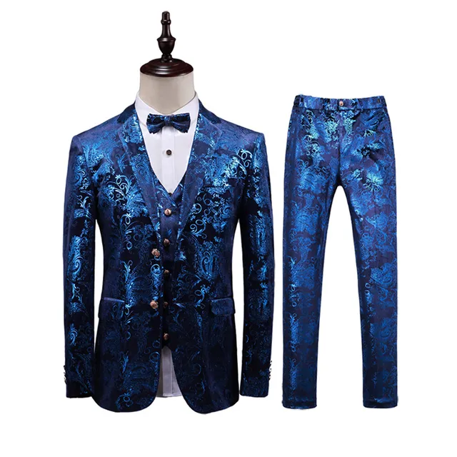 Men 3 Piece Tuxedo Suits