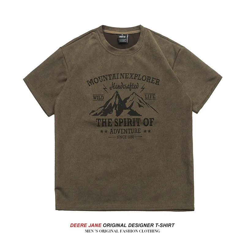 Men's T-Shirts Short-Sleeved T-shirt Men's Summer Casual Loose Casual