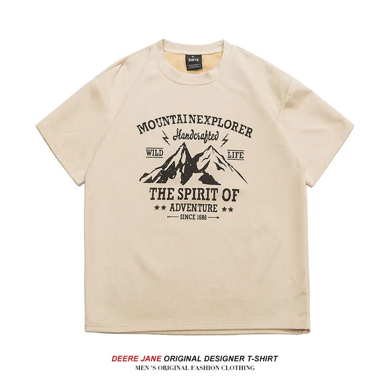 Men's T-Shirts Short-Sleeved T-shirt Men's Summer Casual Loose Casual