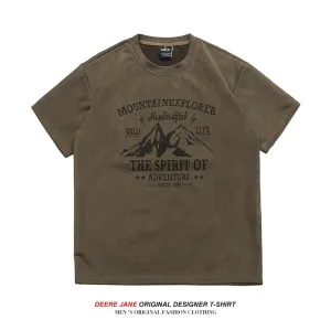 Men's T-Shirts Short-Sleeved T-shirt Men's Summer Casual Loose Casual