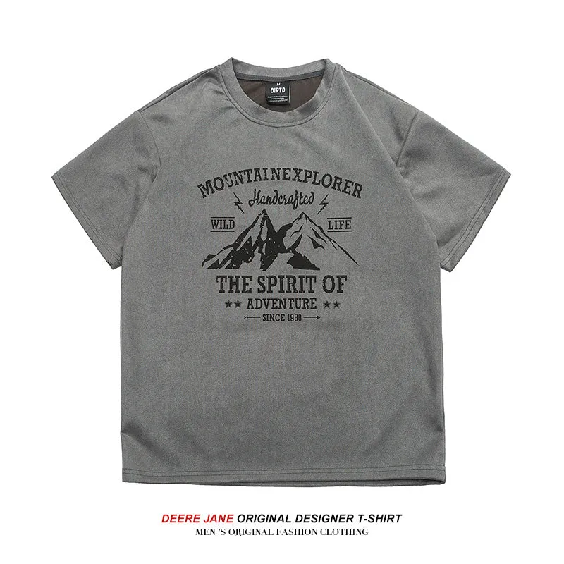 Men's T-Shirts Short-Sleeved T-shirt Men's Summer Casual Loose Casual