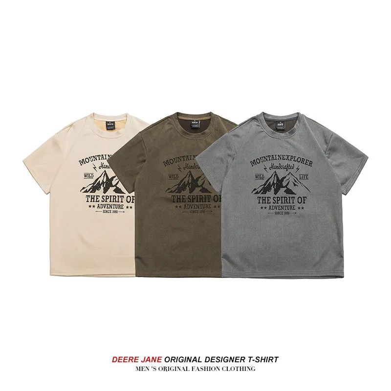 Men's T-Shirts Short-Sleeved T-shirt Men's Summer Casual Loose Casual