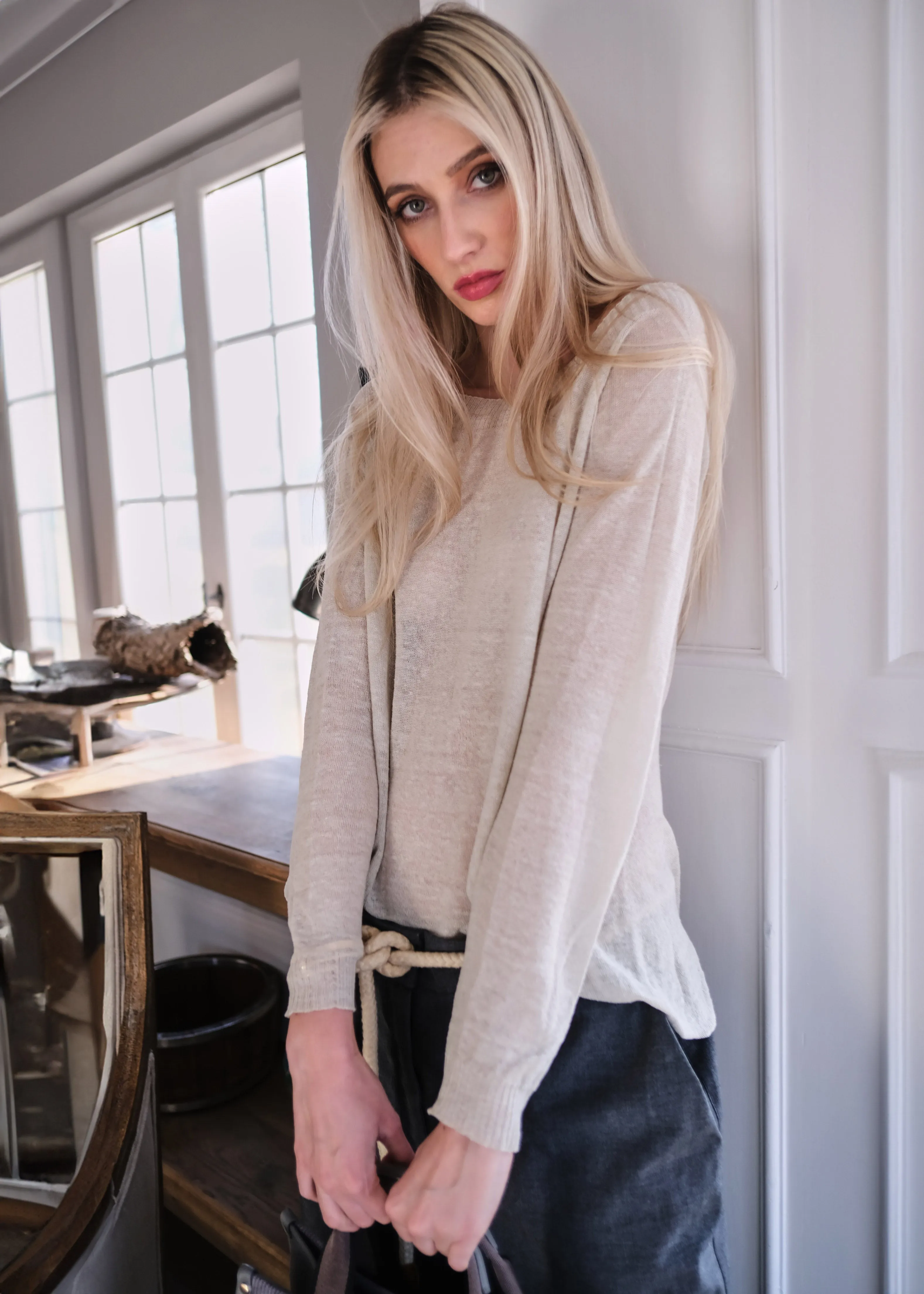 Miam Miam Khaki Sweater