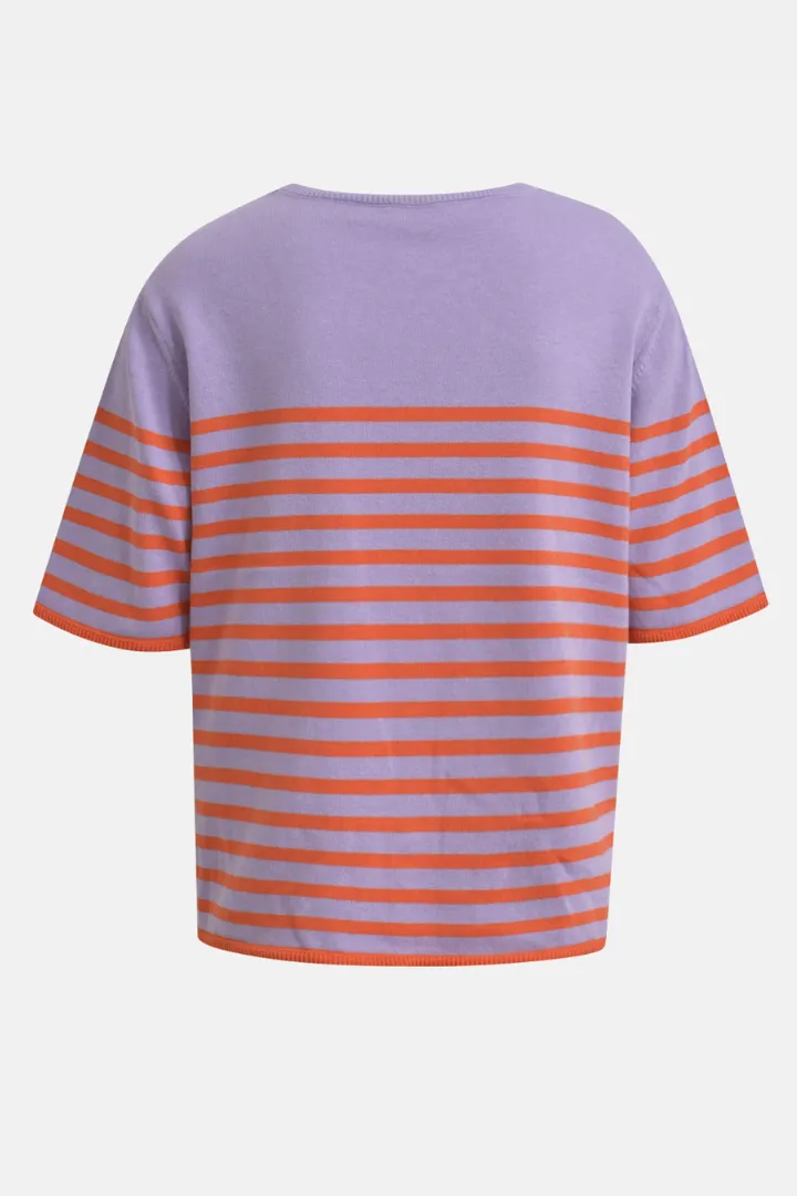 Milano Violet Stripe Jumper