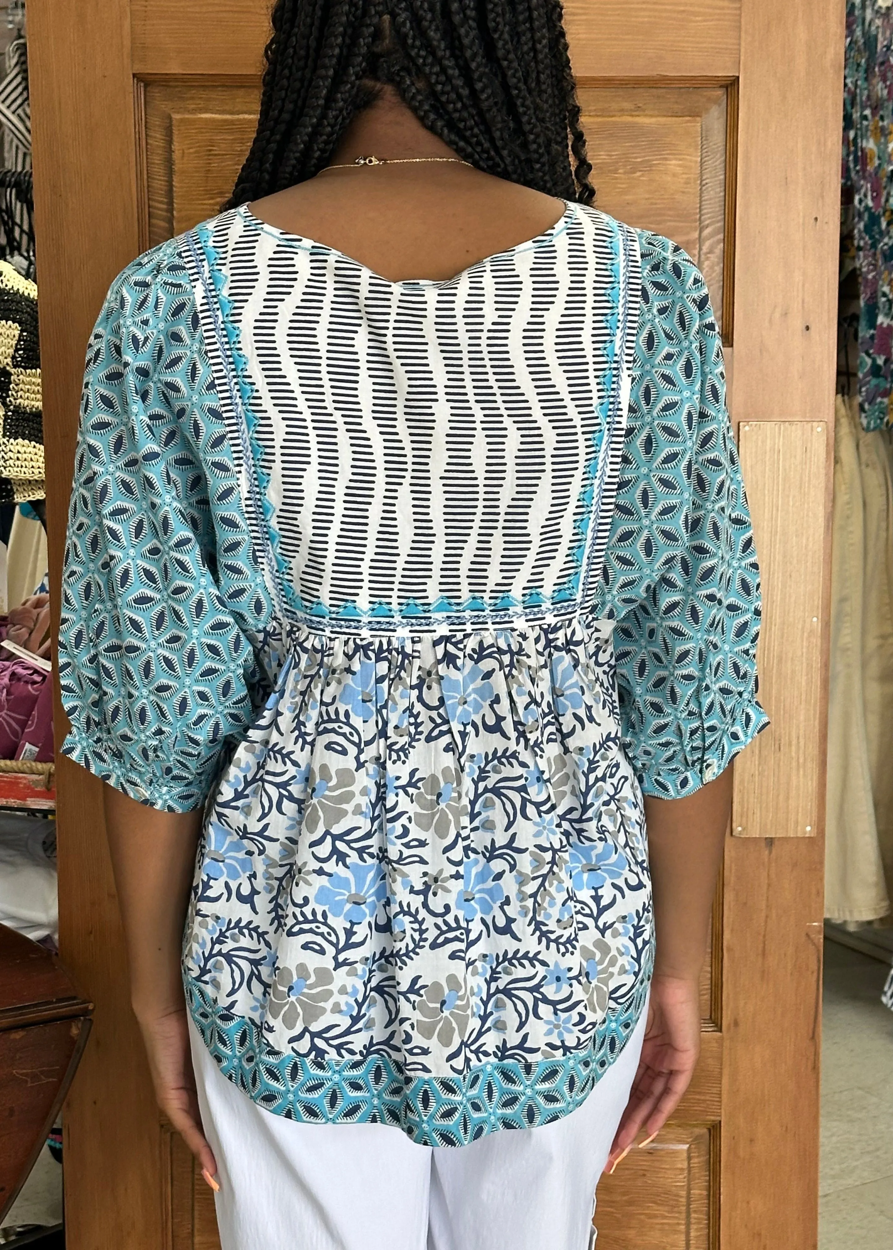 Multi Blues Relaxing Top