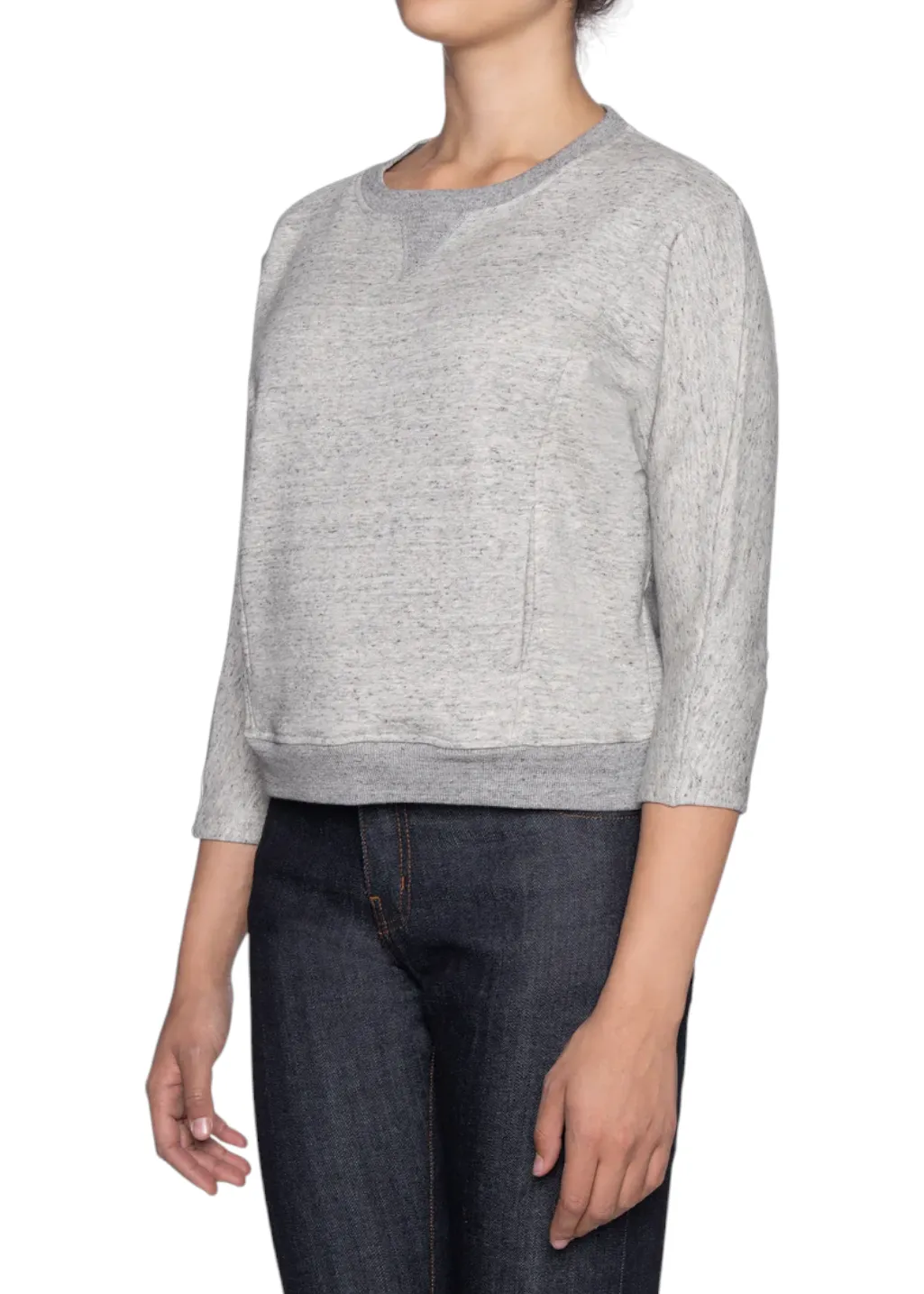 Naked & Famous Denim - Smart Crew - Grey Terry