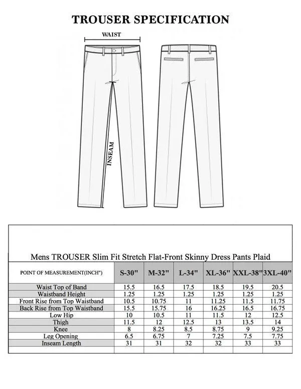 Plaid Trouser Pants Navy2