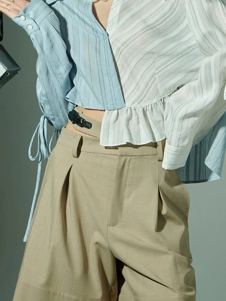 Plain Casual Half Pants